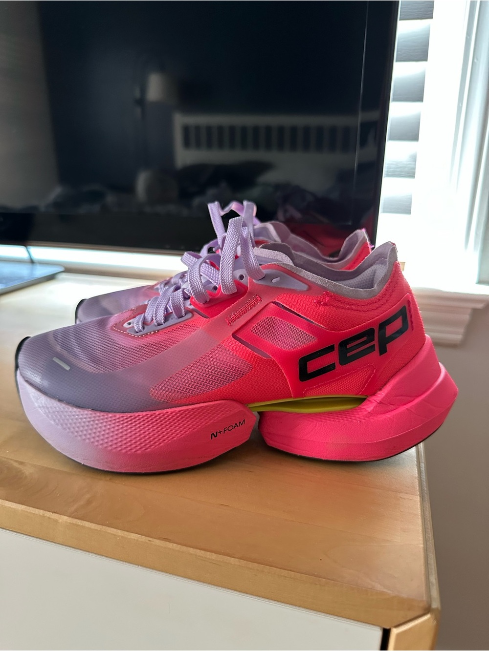 CEP Women's Pink-Lavender Performance Running Shoes